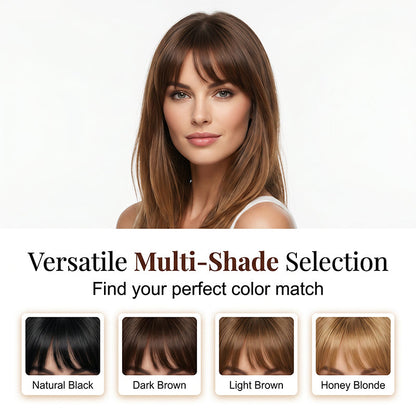 💇‍♀️Synthetic Straight Fringe Bangs Hair Extension – Instant Hairstyle Change✨