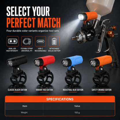 🔧 LIMITED-TIME 50% OFF! ✨ Lightweight Spray Gun – LED Aiming, Even Finish, Multi-scene 🎨