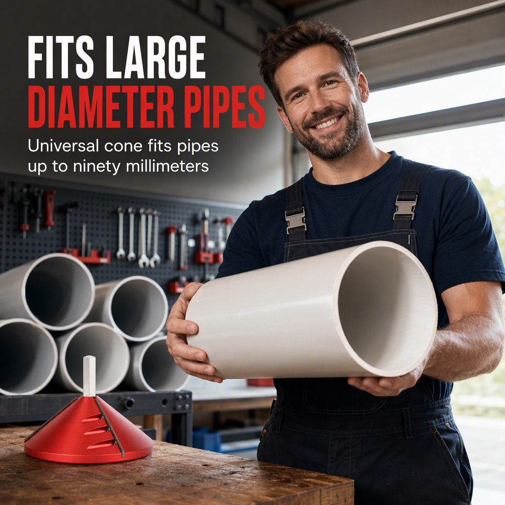 📢PVC Pipe Chamfering Tool – Drill-Powered, Smooth 30° Bevels in Seconds 💡✨