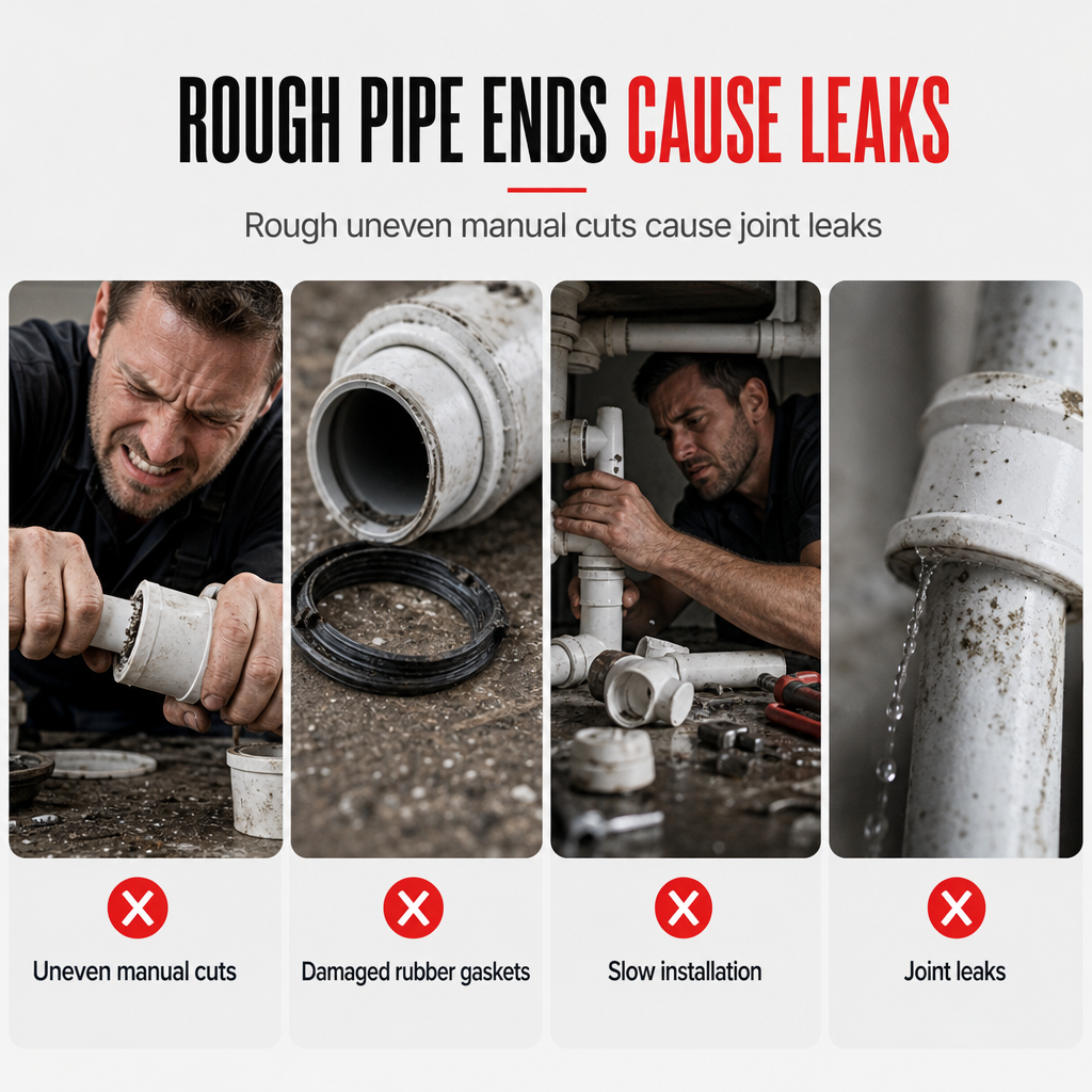 📢PVC Pipe Chamfering Tool – Drill-Powered, Smooth 30° Bevels in Seconds 💡✨
