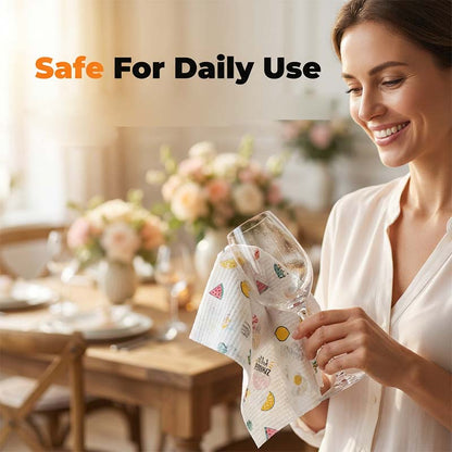 🧽 Pre-Soaped Disposable Kitchen Wipes – Quick Cleaning Towels for Daily Messes ✨