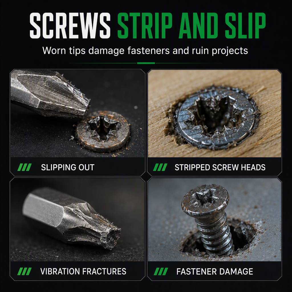 🔧 Magnetic Phillips Screwdriver Bit Set – High Hardness & Impact Resistant ⚙️✨