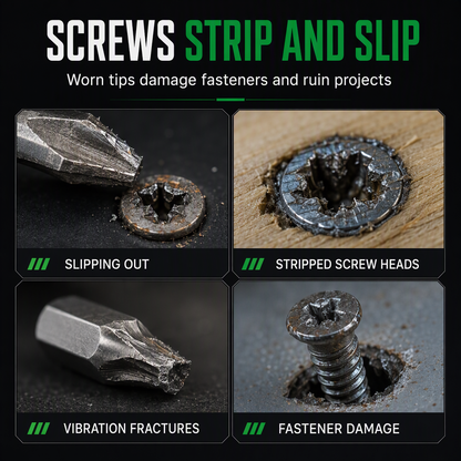 🔧 Magnetic Phillips Screwdriver Bit Set – High Hardness & Impact Resistant ⚙️✨