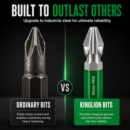 🔧 Magnetic Phillips Screwdriver Bit Set – High Hardness & Impact Resistant ⚙️✨
