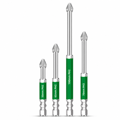 🔧 Magnetic Phillips Screwdriver Bit Set – High Hardness & Impact Resistant ⚙️✨