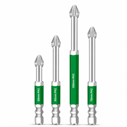 🔧 Magnetic Phillips Screwdriver Bit Set – High Hardness & Impact Resistant ⚙️✨