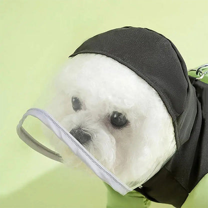 📢📢 50% OFF☔Cute Full-Coverage Pet Raincoat with Hood & Mask – Waterproof Protection
