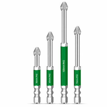 📢 50% OFF!🔥✨Magnetic Phillips Bit Set – Anti-Slip Grip & Impact Resistance for DIY & Repairs