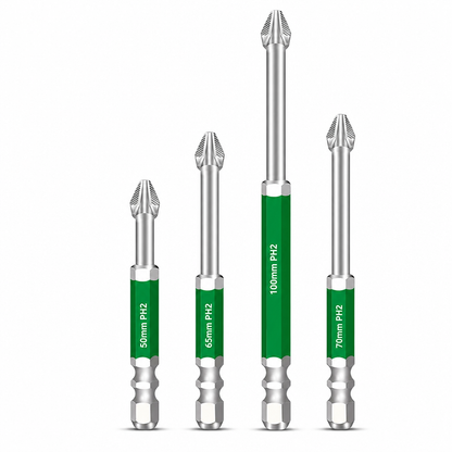 📢 50% OFF!🔥✨Magnetic Phillips Bit Set – Anti-Slip Grip & Impact Resistance for DIY & Repairs