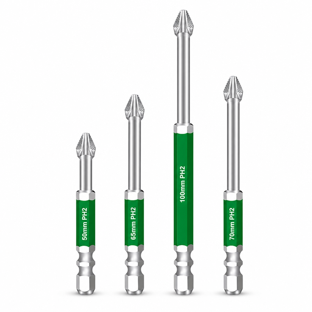 📢 50% OFF!🔥✨Magnetic Phillips Bit Set – Anti-Slip Grip & Impact Resistance for DIY & Repairs