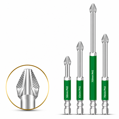 📢 50% OFF!🔥✨Magnetic Phillips Bit Set – Anti-Slip Grip & Impact Resistance for DIY & Repairs