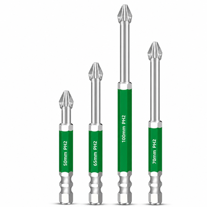 📢 50% OFF!🔥✨Magnetic Phillips Bit Set – Anti-Slip Grip & Impact Resistance for DIY & Repairs