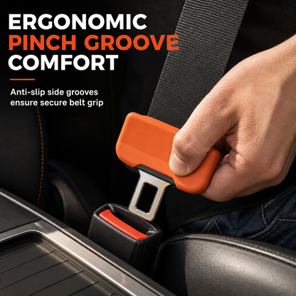 🎁2026 New Arrivals 50% OFF💥 Universal Silicone Seat Belt Buckle Cover – Anti-collision, Anti-scratch, Noise Reduction 🚗