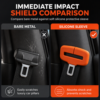 🎁2026 New Arrivals 50% OFF💥 Universal Silicone Seat Belt Buckle Cover – Anti-collision, Anti-scratch, Noise Reduction 🚗