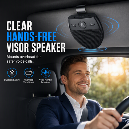 🚗 50% Off Now ✨ SP11 Sun Visor Bluetooth Speakerphone — Hands-Free Calls 📞