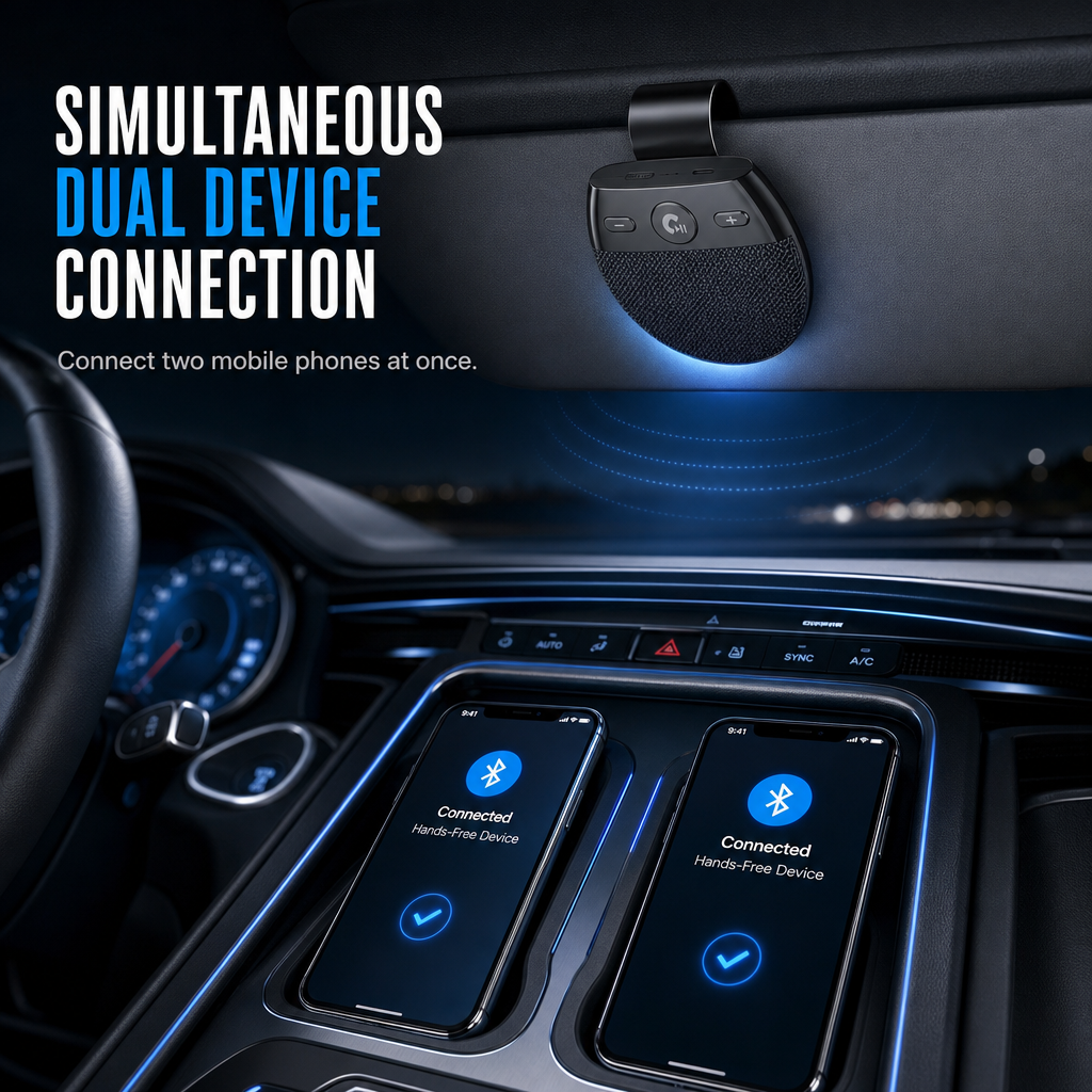 🚗 50% Off Now ✨ SP11 Sun Visor Bluetooth Speakerphone — Hands-Free Calls 📞