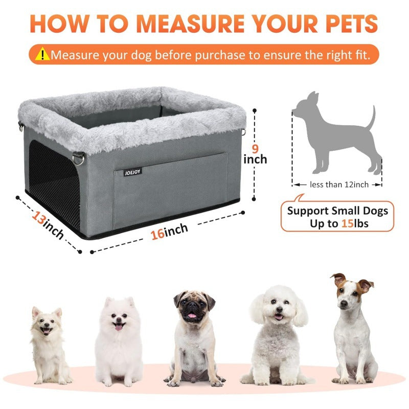 🐶 LIMITED‑TIME 50% OFF! 🚗 Heavy‑Duty Dog Car Booster Seat – Rigid Metal Frame, Waterproof Oxford & Seat Protection 🛡️