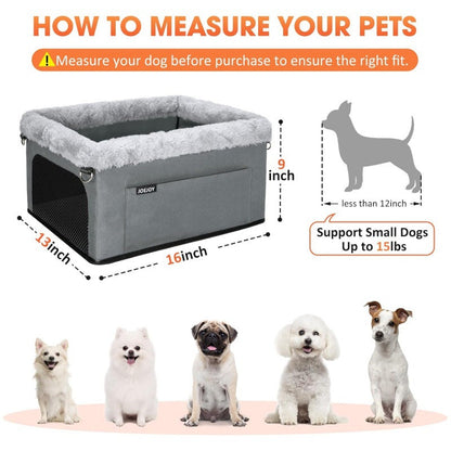 🐶 LIMITED‑TIME 50% OFF! 🚗 Heavy‑Duty Dog Car Booster Seat – Rigid Metal Frame, Waterproof Oxford & Seat Protection 🛡️