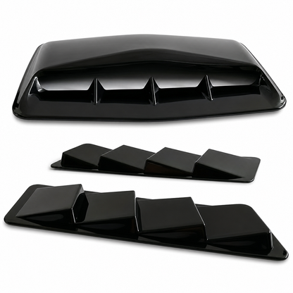 ✨ Car Hood Fake Air Vent Sticker – Shark Gill Style, Sport Look, No Drilling 🏎️