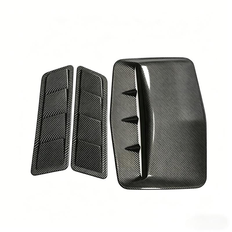 ✨ Car Hood Fake Air Vent Sticker – Shark Gill Style, Sport Look, No Drilling 🏎️