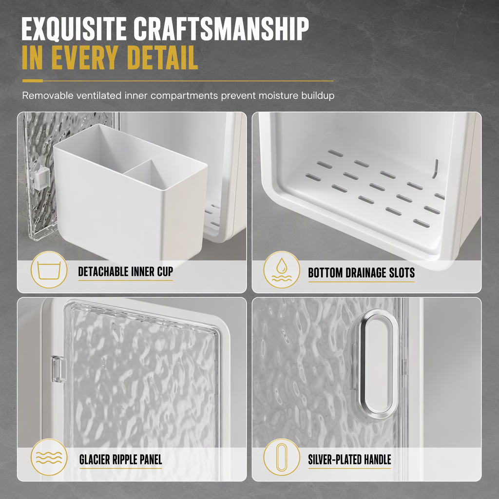 ⏳🔥LIMITED-TIME 37% OFF! ⏰Careluxpro Wall-Mounted Bathroom Organizer – Space-saving & easy install ✨
