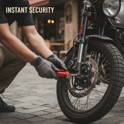 ⏳Time-Limited Special⏰Heavy-Duty Disc Brake Lock – Anti-pick, Sturdy, Easy-lock 🛵