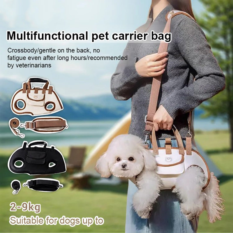 🐾 50% OFF! 🎒 Portable Pet Carrier – Breathable sling & backpack design ✨