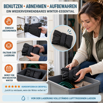 🚰 50% OFF! ❄️ Outdoor Faucet Cover – Winter freeze protection & insulated ✨