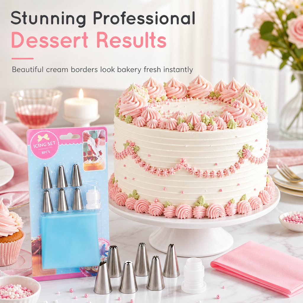 Multi-Shape Cake Decorating Piping Tips Set