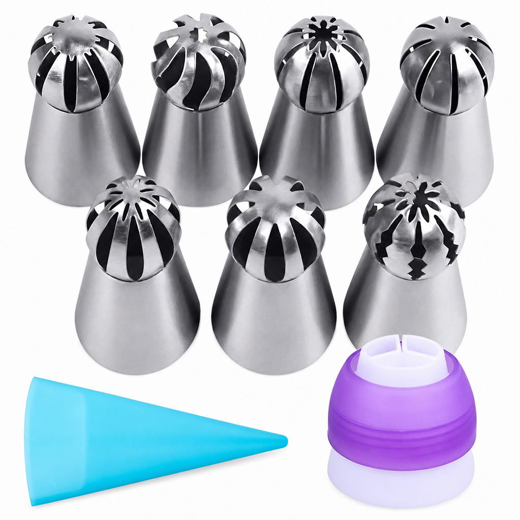 Multi-Shape Cake Decorating Piping Tips Set