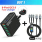 ⚡8-Port USB Fast Charging Mobile Phone Charger