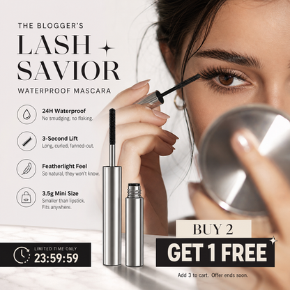 LAST DAY SALE: ONLY ￡6.99!! Waterproof Curling & Lengthening Mascara