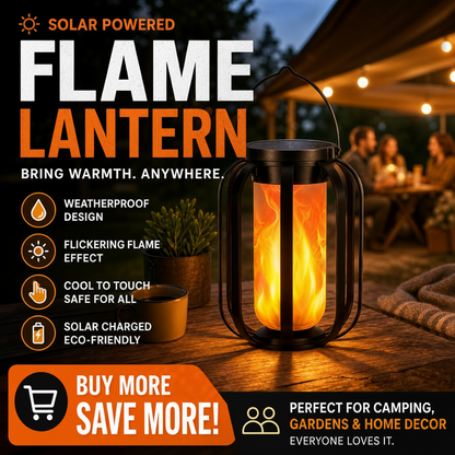 🎁Buy more get more save🎁Solar Flickering Flame Lantern