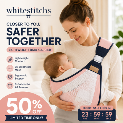Lightweight Baby Carrier Wrap | Ergonomic Infant Sling for 0–36 Months | All-Season & Breathable Styles
