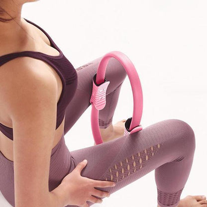 💪Pilates Ring Fitness Trainer🏋️‍♀️Adjustable Resistance, Tones Arms/Legs/Core & Perfect for Home Workouts📦